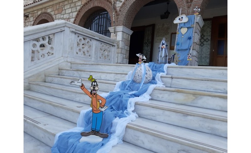 Στολισμός βάπτισης με θέμα mickey