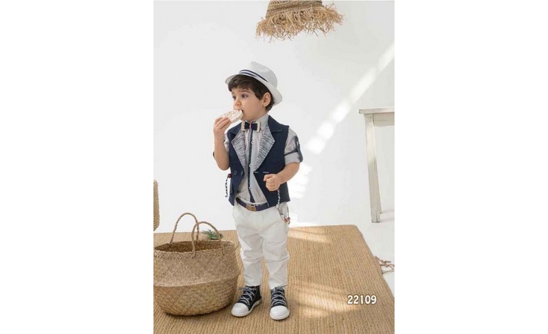 Βαπτιστικό ρουχαλάκι με γιλέκο