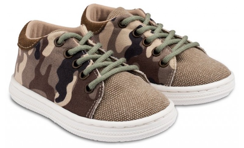 Παπουτσάκια βάπτισης Ν0 19-26 BEIGE-MILITAIRE