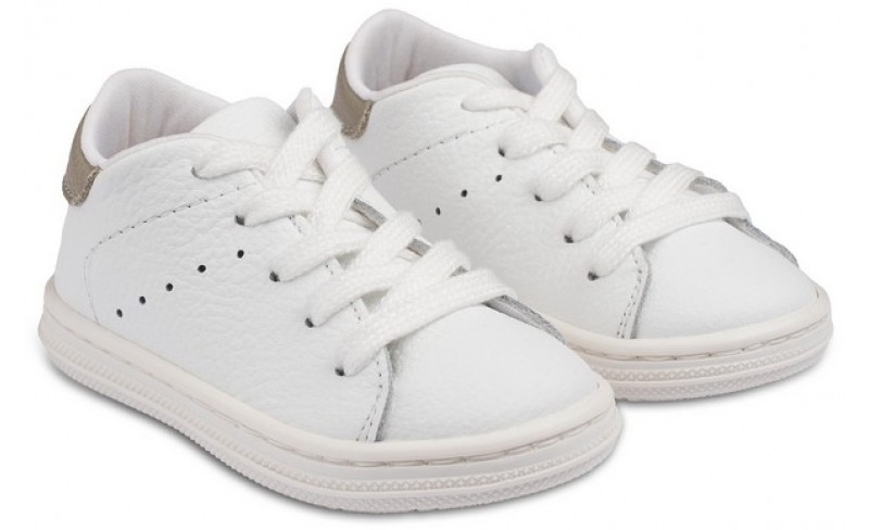 Παπουτσάκια βάπτισης N019-26 WHITE-GREY