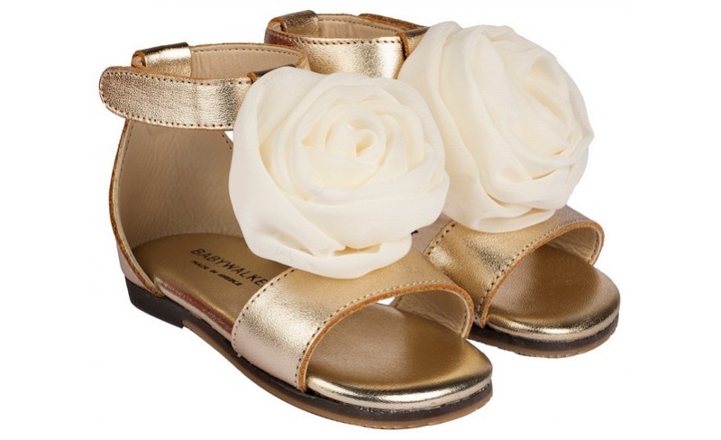 Παπουτσάκια βάπτισης N0 19-26 GOLD-IVORY