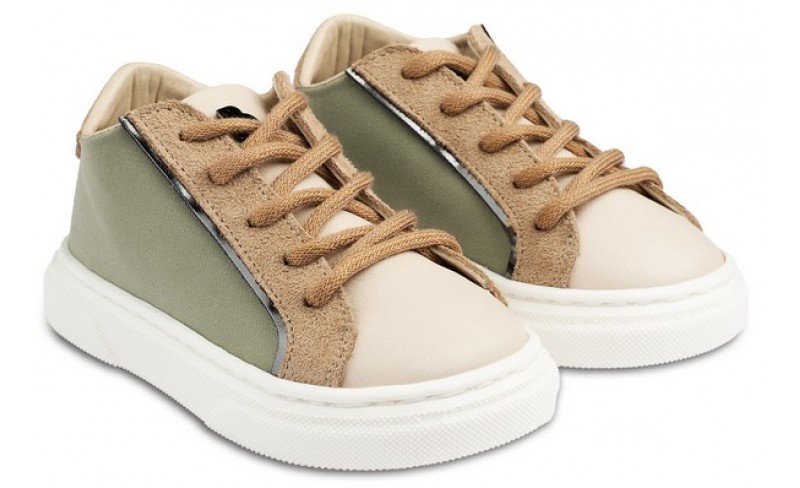 Παπουτσάκια βάπτισης N0 19-26 IVORY-MINT-CANYON-CLAY GREY