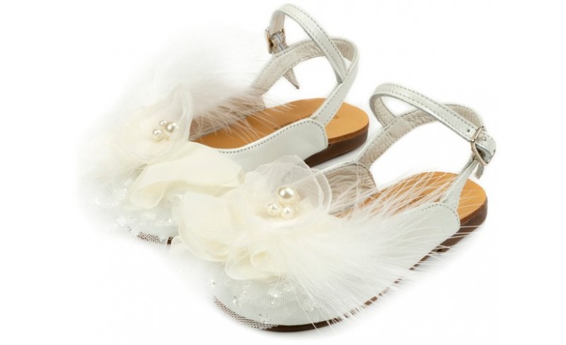 Παπουτσάκια βάπτισης NO19-26 WHITE