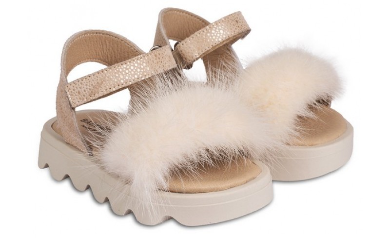 Παπουτσάκια βάπτισης N019-26 BEIGE
